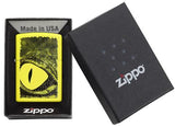 Zippo Alligator Green Neon Yellow 29414