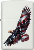 Zippo Patriotic Eagle White Matte 29418