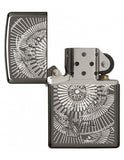 Zippo Asian Floral Black Ice 29421