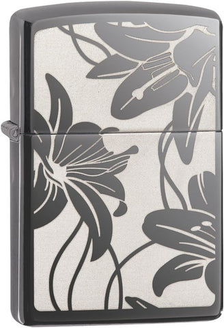 Zippo Lily Black Ice 29426