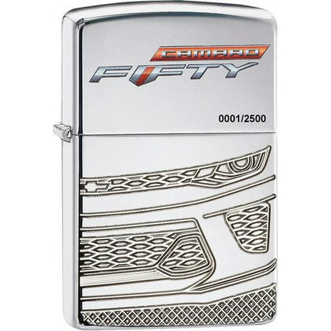 Zippo chevy Camaro Armor High Polish Chrome 29478