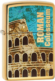 Zippo Roman Colosseum High Polish Brass 29497