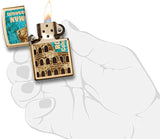 Zippo Roman Colosseum High Polish Brass 29497