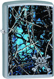 Zippo Moon Shine Blue Camo Pocket Lighter 29592