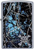 Zippo Moon Shine Blue Camo Pocket Lighter 29592