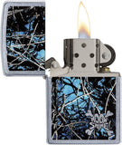 Zippo Moon Shine Blue Camo Pocket Lighter 29592