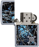 Zippo Moon Shine Blue Camo Pocket Lighter 29592