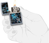 Zippo Moon Shine Blue Camo Pocket Lighter 29592