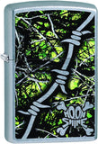 Zippo Moon Shine green Camo Pocket Lighter 29593