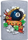 Zippo Lucky Tattoo Pocket Lighter 29604