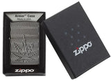 Zippo black Ice Leaf Pocket Lighter 29612