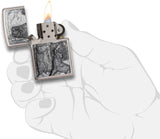 Zippo Bear Vs. Wolf Pocket Lighter 29636