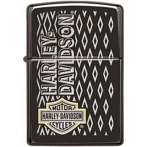 Zippo Harley Davidson Two Tone Laser & Logo 29659