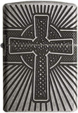 Zippo Armor Celtic Cross Design 29667