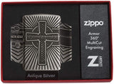 Zippo Armor Celtic Cross Design 29667