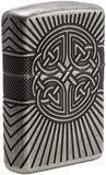 Zippo Armor Celtic Cross Design 29667