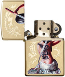Zippo Mazzi Dragon Girl Brass 29668
