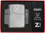 Zippo Zipper Design Armor 360° Multi Cut 29674