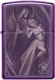 Zippo High Polish Purple Anne Stokes 29717