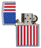 Zippo Patriotic Street Chrome 29722
