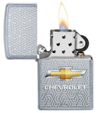 Zippo Chevy Chevrolet Logo Street Chrome 29745