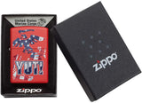 Zippo U.S. Marine Corps Red Matte 29765