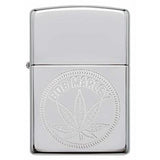 Zippo Bob Marley Leaf High Polish Chrome 29769