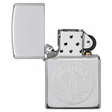 Zippo Bob Marley Leaf High Polish Chrome 29769