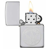 Zippo Bob Marley Leaf High Polish Chrome 29769