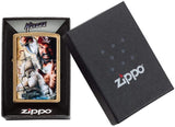 Zippo Mazzi Pirate Ship Brushed Brass 29781