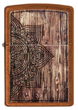 Zippo Wood Mandala Hinduism & Buddhism Symbol 29828