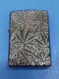 Zippo Unisex Leaves Black Ice 29834