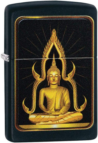 Zippo Black Matte Buddha 29836
