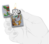 Zippo Chinese Dragon Street Chrome Design 29837