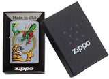 Zippo Chinese Dragon Street Chrome Design 29837