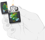 Zippo Black Matte Green Dragon 29839