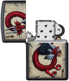Zippo Dragon Ace Design Black Matte 29840