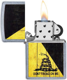 Zippo Don't Tread on Me Street Chrome 29842