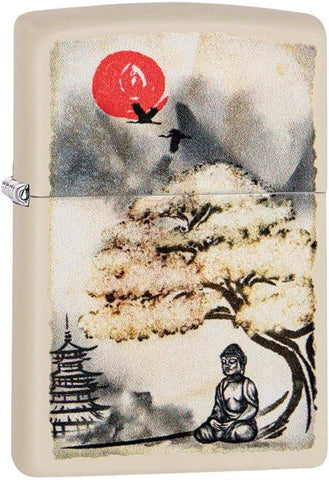 Zippo Pagoda Bonsai Buddha Design 29846