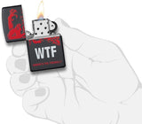 Zippo WTF Fireball Black Matte 29849