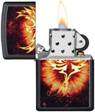Zippo Phoenix Design Black Matte 29866
