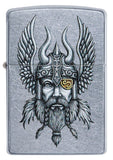 Zippo Viking Warrior Design Street Chrome 29871