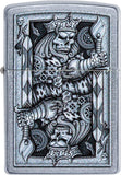 Zippo Steampunk King Of Spades Street Chrome 29877