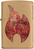 Zippo Rusty Flame Design 29878