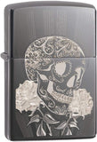 Zippo Fancy Skull Black Ice 29883