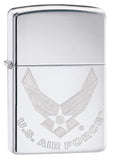 Zippo U.S. Air Force High Polish Chrome 29887