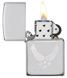 Zippo U.S. Air Force High Polish Chrome 29887