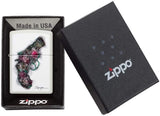 Zippo Spazuk Flower Pistol White Matte 29894