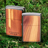 Zippo Woodchuck USA Cedar Brushed Chrome 29900
