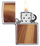 Zippo Woodchuck USA Cedar Brushed Chrome 29900